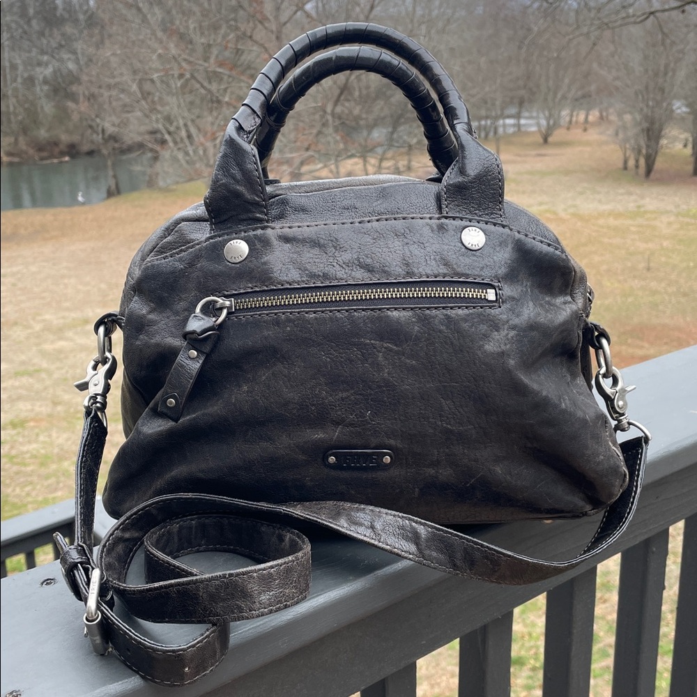 🖤🩶Frye Elaine Satchel Crossbody Bag - Picture 4 of 14